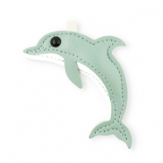 Statement-Anh&auml;nger Delfin Greenish grey-white-black