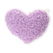 Statement-Anh&auml;nger Herz Lilac purple
