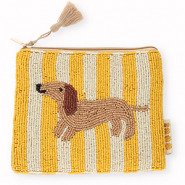 BY31® Etui Dackel Off white-yellow-brown-gold