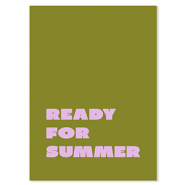 BY31® SchmuckKarten "Ready for summer" Green-purple