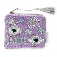 BY31® Etui Mystik Purple-white-turquoise blue-silver