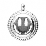 BY31® Stainless Steel - Rostfrei Stahl Anhänger Smiley Silver