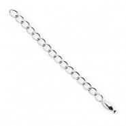 BY31® Stainless Steel - Rostfrei Stahl Schmuckzubehör Verlängerungsketten Set Fisch Silver