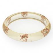 Armbänder mit getrockneter Blume Light pink