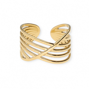 Ringe aus Stainless Steel - Rostfreiem Stahl Gold