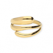 Ringe aus Stainless Steel - Rostfreiem Stahl Gold