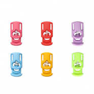 Farbiges Zubeh&ouml;r Kordelstopper Rechteck Multicolour