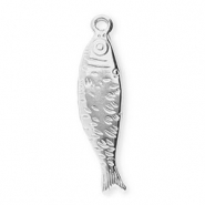 Stainless Steel - Rostfrei Stahl Anhänger Fisch Silver