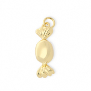 Brass TQ Metall Anhänger Bonbon Gold