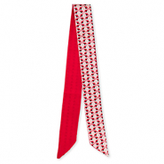Bandana Schal mit Augen Light pink-red-black