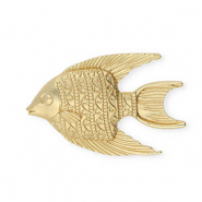 Broschen Fisch Gold