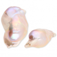TQ Süsswasserperlen Barock Natural pink