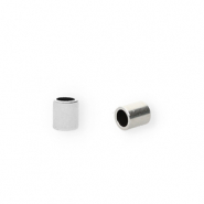 Metall Endkappen DQ (Ø2,5mm) Antik silber Antik silber (Nickelfrei)