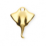 Metall Anhänger DQ Stachelrochen Gold (Nickelfrei)