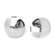 Metall Perlen DQ Hexagon Antik silber (Nickelfrei)