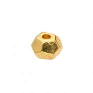 Metall Perlen DQ Hexagon Gold (Nickelfrei)