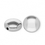 Acrylperlen Rondellen Silver