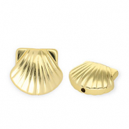 Acrylperlen Muschel Gold