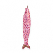 DQ&reg; Griechische Keramik Anh&auml;nger Sardine Orchid pink-vintage berry