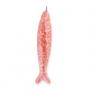 DQ&reg; Griechische Keramik Anh&auml;nger Sardine Coral pink