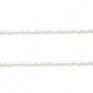 TQ Süsswasserperlen Rice 5x3 mm Natural white