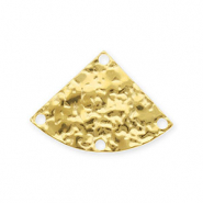 BY31® Rostfreier Edelstahl Schmuckzubehör Zwischenstück Lüfter mit 4 Ösen Gold