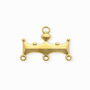 BY31® Rostfreier Edelstahl Schmuckzubehör Zwischenstück Bar mit 4 Ösen Gold