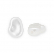 Imitationsperlen Irregular White