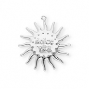 BY31® Eco-brass (nachaltiges Messing) Anhänger Sonne Dolce vita"" Silver