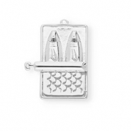 BY31® Eco-brass (nachaltiges Messing) Anhänger Sardinen-Dose Silver