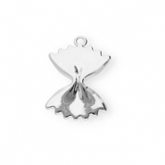 BY31® Eco-brass (nachaltiges Messing) Anhänger Farfalle-Nudel Silver