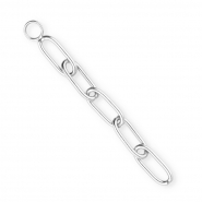 BY31® Rostfreier Edelstahl Gliederanhänger Ankerkette Silver