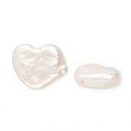 Imperfekten Süßwasserperlen Pearl white