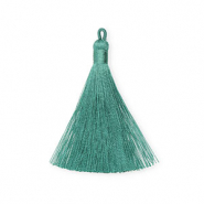 Perlen Quaste 8cm Turquoise