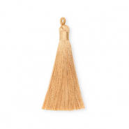Perlen Quaste 8cm Beige brown