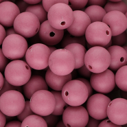 12 mm DQ Acrylperlen Plum