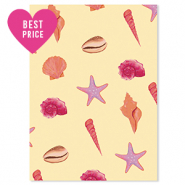 BY31® SchmuckKarten Meeresleben Yellow-pink-purple