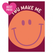 BY31® SchmuckKarten "You make me" Port red-orange-light pink-purple