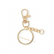 Zubehör Schlüssel Anhänger: Karabinerverschluss, Ring, Kette Gold
