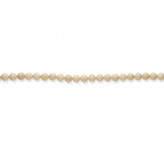 Naturstein Perlen Marmor 8mm matt Light beige