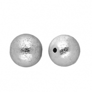 14 mm Acrylperlen Rund Silver