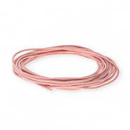 Leder rund 2&nbsp;mm Light pink
