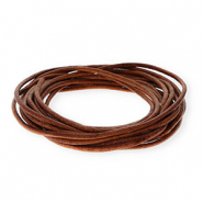 Leder rund 3&nbsp;mm Brown