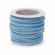 Kunstwildleder flach 3&nbsp;mm Blue