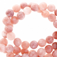 Naturstein Perlen Chalcedon und Achat 4mm matt Faded rose pink