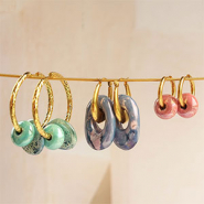 Schmucksets Zeit für Inspirationen! Schicker Schmuck mit griechischen DQ-Keramikperlen