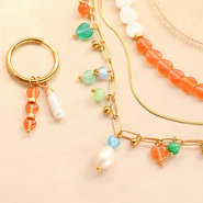 Neu Neue Serie Cat’s Eye-Glasperlen