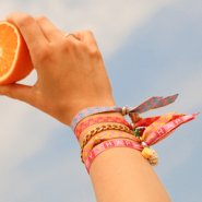 Schmucksets Sommerlichen Schmuck mit Schmuckband kreieren