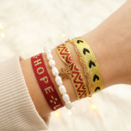 Schmucksets Lassen Sie sich inspirieren! Schmuckband mit Text im Rampenlicht 