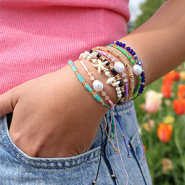 Neu Sommerliche Armbänder und Fußkettchen 